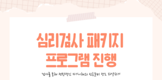 학생상담센터, 심리검사 패키지 프로그램 진행